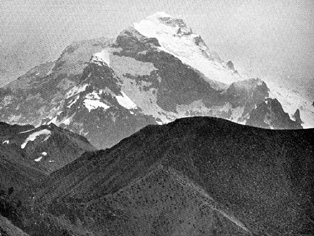 Aconcagua in 1897, from 'The Highest Andes' by E. A. FitzGerald