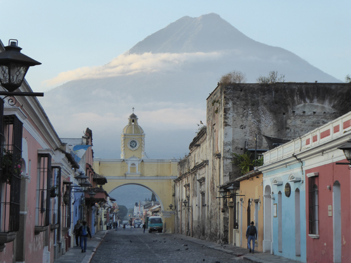 Volcan de Agua from nearby Antigua, Guatemala. 