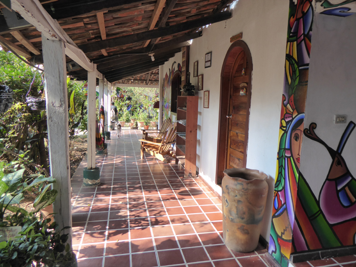 The hotel we use in la Palma, near Cerro El Pital, El Salvador. 