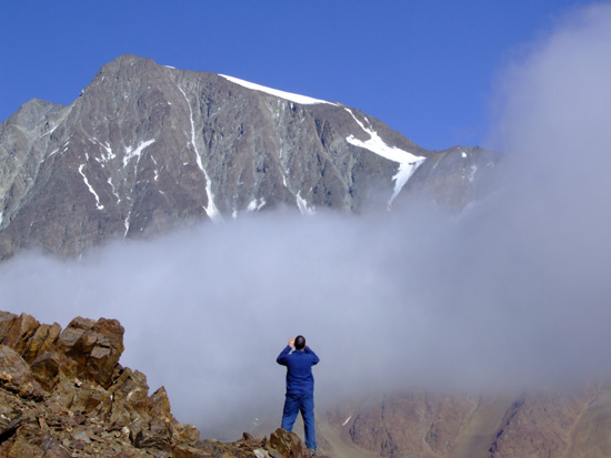 Rincon from near the top of Pico Franke  in the Cordon del Plata 