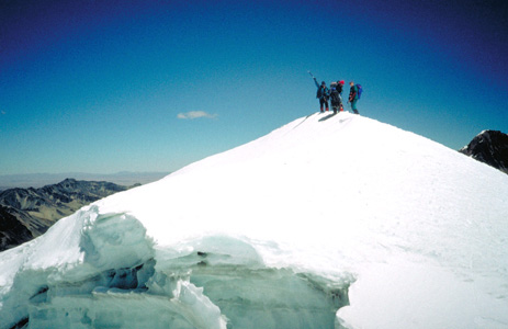 Illimani summit