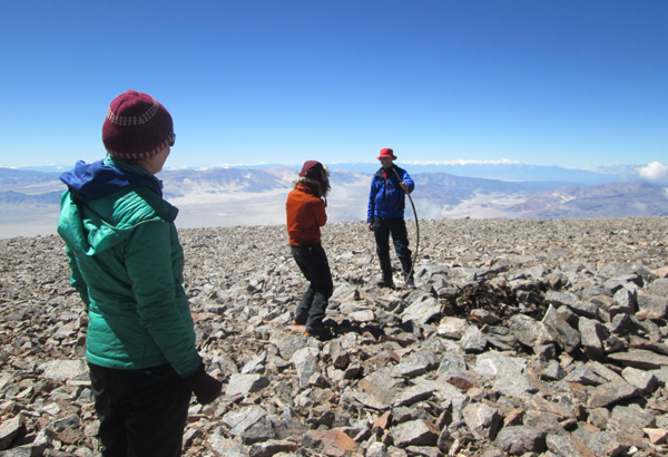 The summit of Laguna Blanca Sur, 2016 ANDES first ascents expedition.