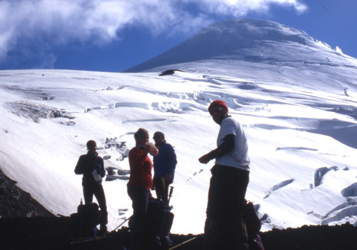 Volcan Osorno from near the glacier edge to the south.