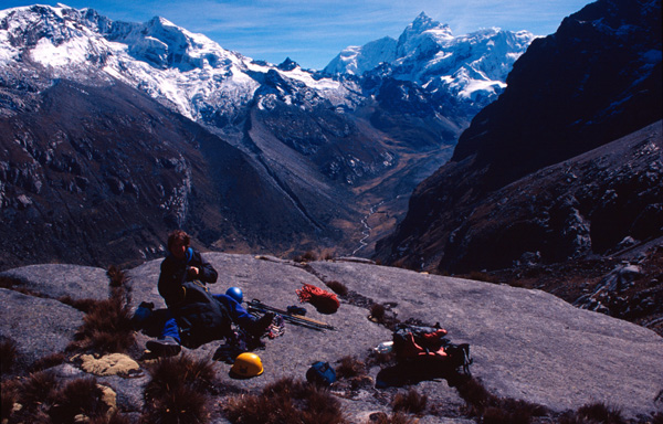 Huantsan seen from the Quebrada Rurec to the south.