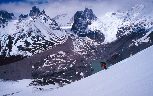 Skiing near San Lorenzo, October 2005