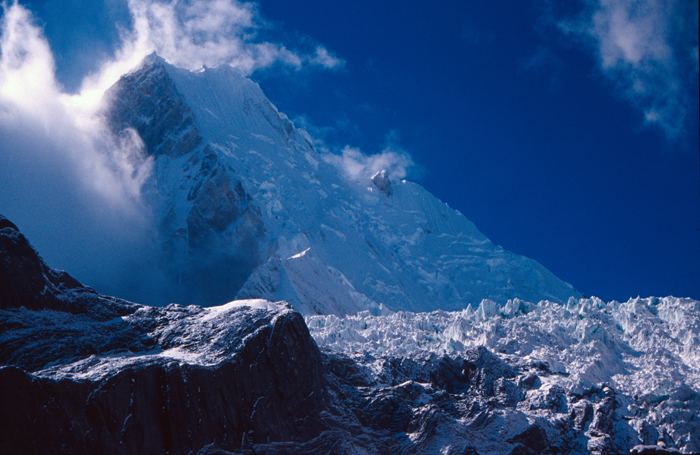 Yerupaja from near the high camp at 5200m