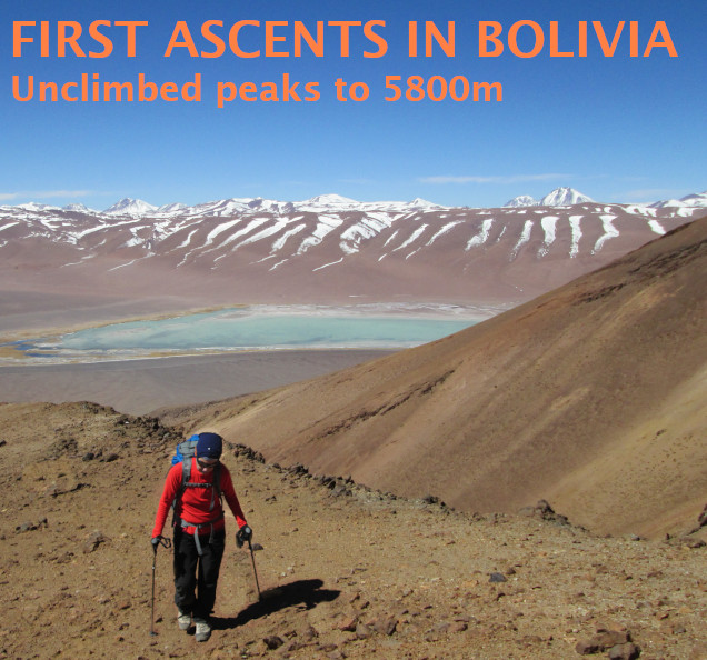 First Ascents in the Bolivian Altiplano. 