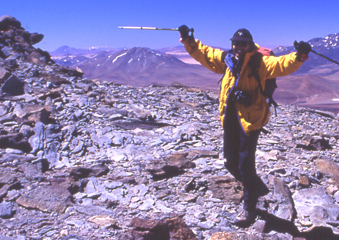 Laguna Escondida from the summit of Ermitano 