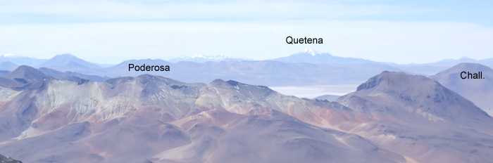 Quetena form the southwest. 