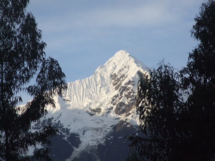 Southwest face of Nevado Veronica, Cordillera urubamba. 