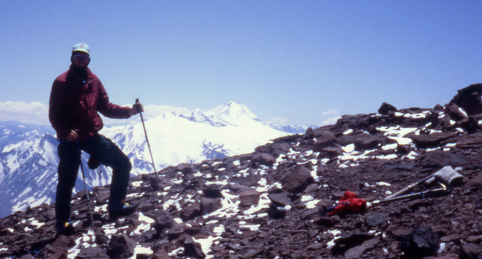 Alto, a peak on the border of Chile and Argentina
