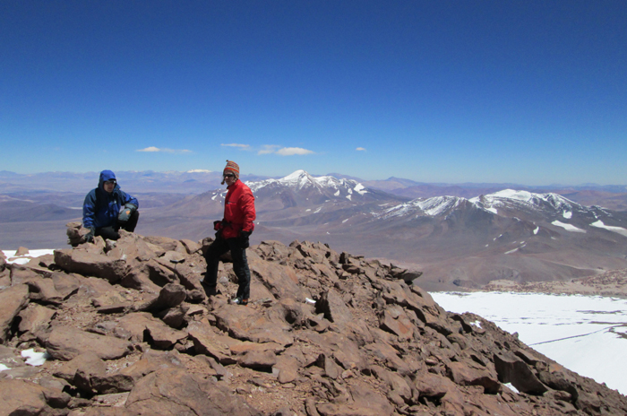 On the summit of Cerro Bonete 2013.