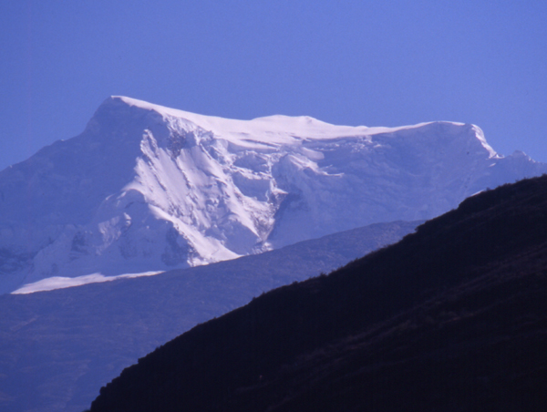 Hulacan form the airfield at Anta in the Calejon de Huaylas, just north of Huaraz