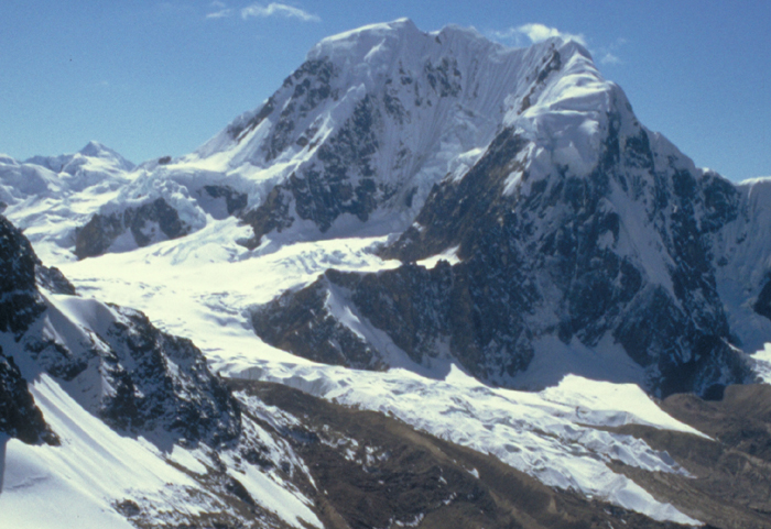 Jatunhuma from the summit of Campa. 