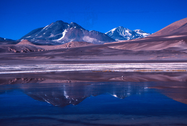 El Muerto from the Laguna Verde in Chile
