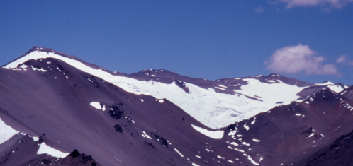 Olivares seen from high on Majadita to the east