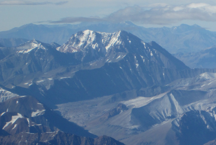 An aerial view of Pabellon from the north. 