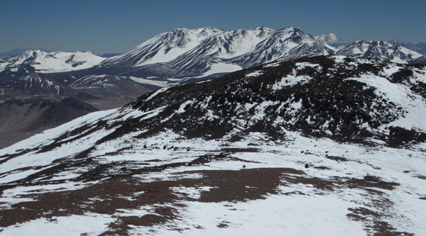 The Pissis massif form the south.