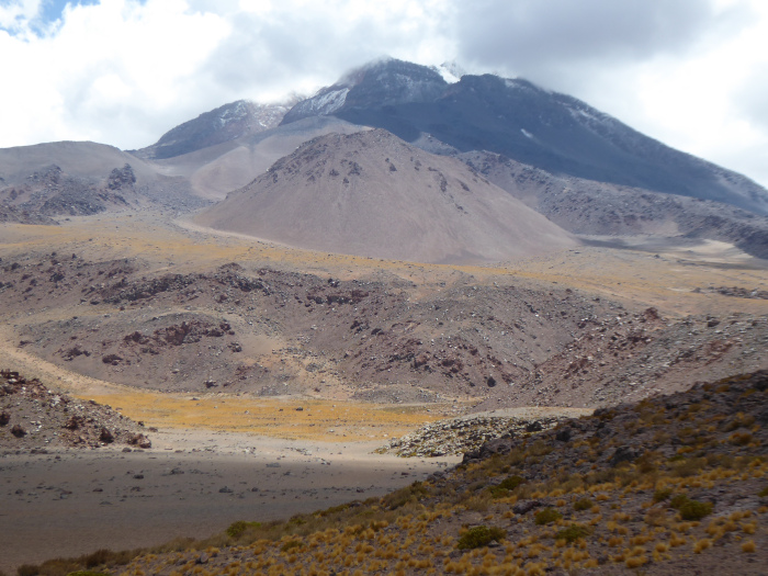 Socompa volcano from near the station, a long climb...