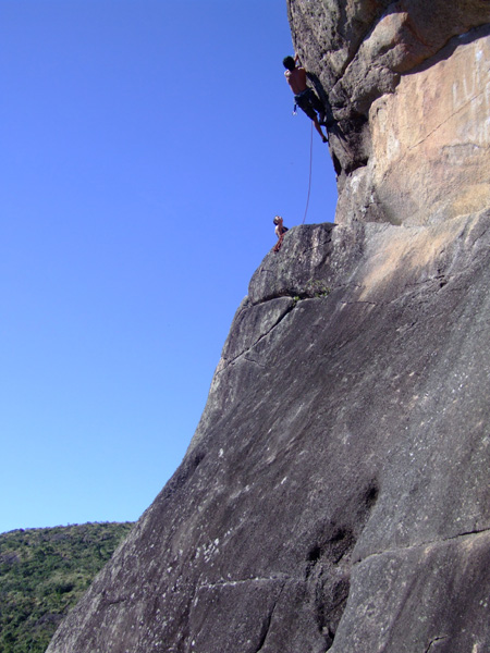 Anhnagava is a small friendly place to climb, on very good rock.