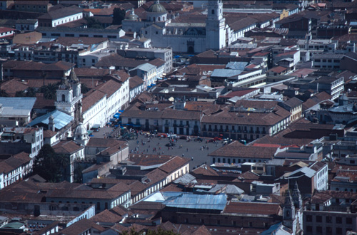 Rooftops in Quito