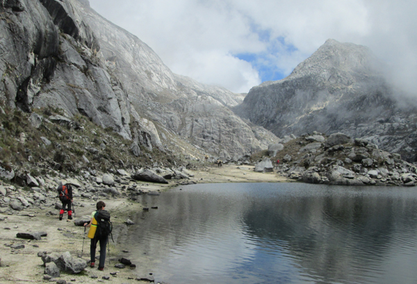 Approaching Lagu Nautendan, Sierra Nevada de Santa Marta. 