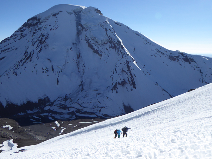 Pomerape from our ascent of Parinacota.