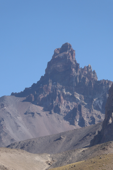Campanario as seen from the southeast in summer conditions. 